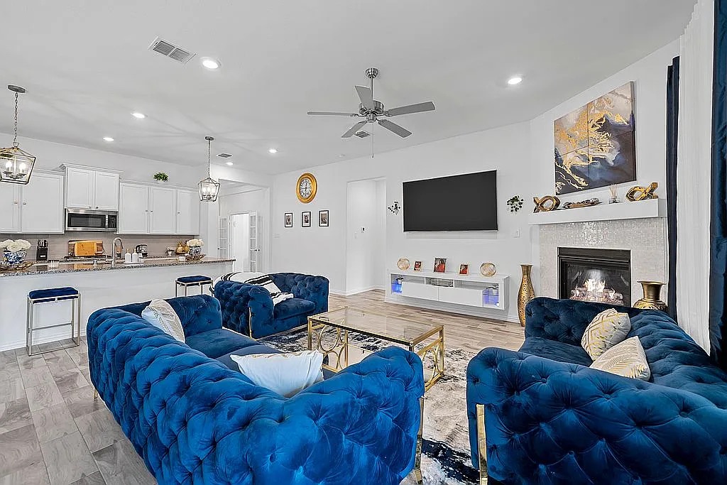 Dancing Flame women’s sober living home interior in Denton, Texas
